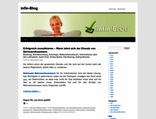 blog.infin.de screenshot