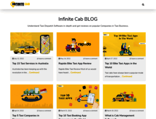blog.infinitecab.com screenshot