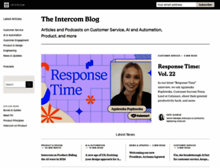 blog.intercom.com screenshot