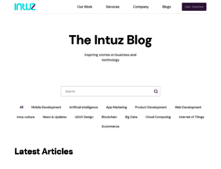 blog.intuz.com screenshot