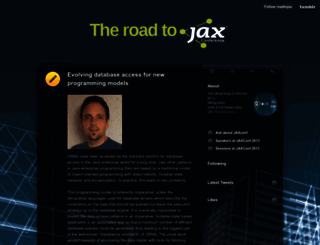 blog.jaxconf.com screenshot