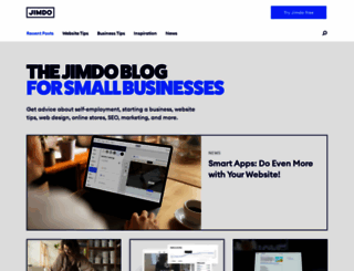 blog.jimdo.com screenshot