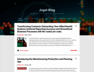 blog.joget.org screenshot