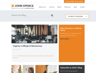 blog.johnspence.com screenshot