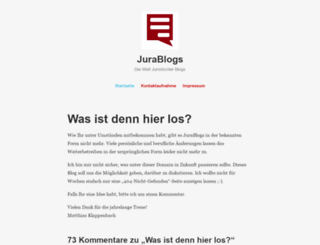 blog.jurablogs.com screenshot