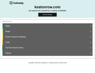 blog.keatonrow.com screenshot