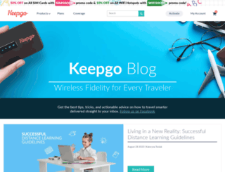blog.keepgo.com screenshot