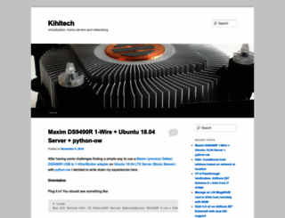 blog.kihltech.com screenshot