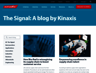 blog.kinaxis.com screenshot