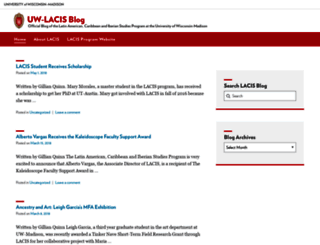 blog.lacis.wisc.edu screenshot