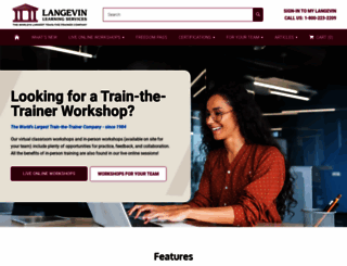 blog.langevin.com screenshot