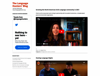 blog.languagehunters.org screenshot