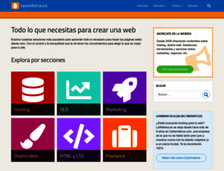 blog.lawebera.es screenshot