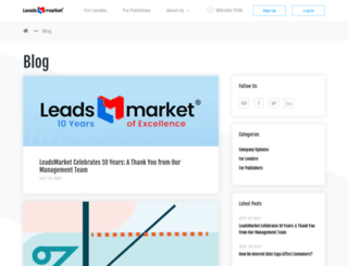 blog.leadsmarket.com screenshot