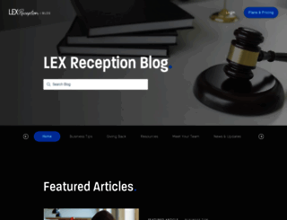 blog.lexreception.com screenshot