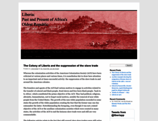 blog.liberiapastandpresent.org screenshot