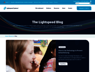 blog.lightspeedsystems.com screenshot