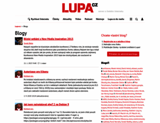 blog.lupa.cz screenshot