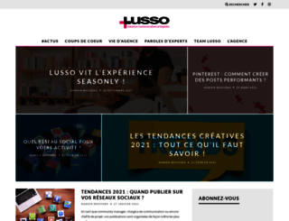 blog.lusso.fr screenshot