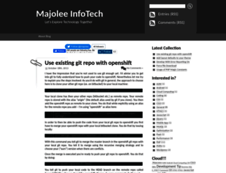 blog.majolee.com screenshot
