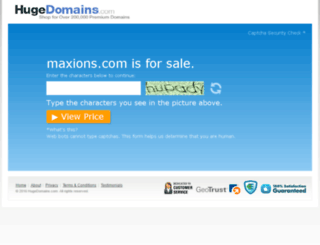 blog.maxions.com screenshot