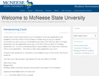 blog.mcneesesga.org screenshot