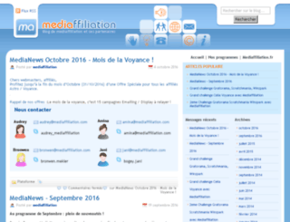 blog.mediaffiliation.fr screenshot
