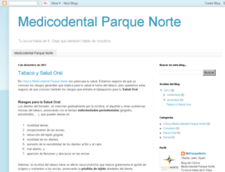 blog.medicodentalparquenorte.com screenshot