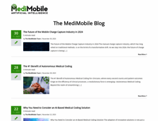 blog.medimobile.com screenshot