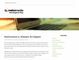 blog.melon-media.de screenshot