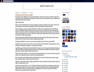 blog.metaobject.com screenshot