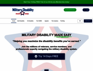 blog.militarydisabilitymadeeasy.com screenshot