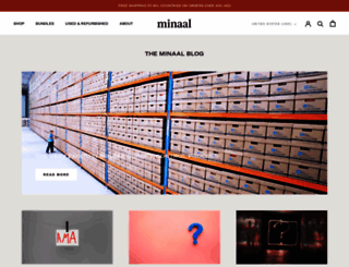 blog.minaal.com screenshot