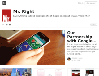 blog.mrright.in screenshot