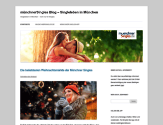blog.muenchnersingles.de screenshot