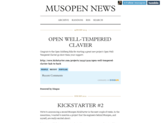 blog.musopen.org screenshot