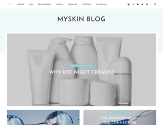 blog.myskin.com screenshot