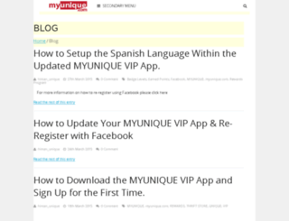 blog.myunique.com screenshot