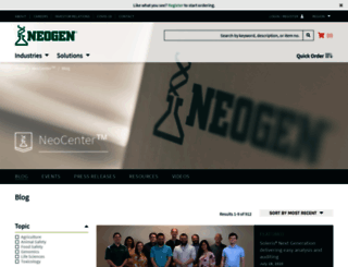 blog.neogen.com screenshot