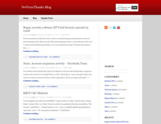 blog.novirusthanks.org screenshot