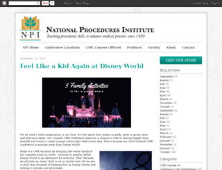 blog.npinstitute.com screenshot