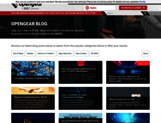 blog.opengear.com screenshot