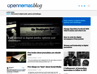 blog.opennemas.com screenshot