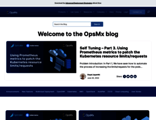 blog.opsmx.com screenshot