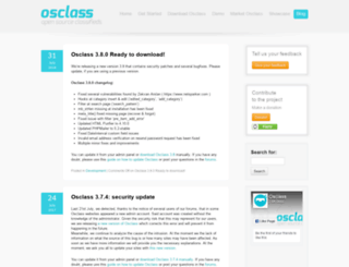 blog.osclass.org screenshot
