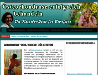 blog.osteochondrose-erfolgreich-behandeln.de screenshot