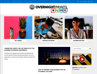 blog.overnightprints.com screenshot