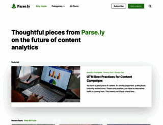 blog.parsely.com screenshot