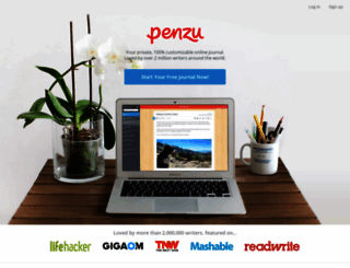 blog.penzu.com screenshot