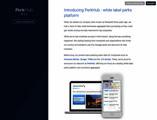 blog.perkhub.com screenshot